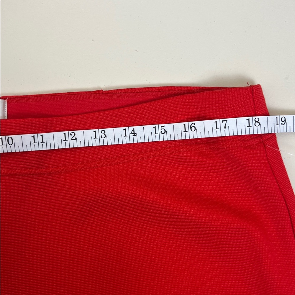 NWT Anthropologie Maeve The Margot Kick Flare Cropped Textured Red Pants XLP - Picture 9 of 11